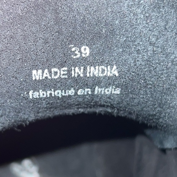 Free People Black Distressed Womens Lace up Boots Size 41/8.5 - Picture 6 of 10